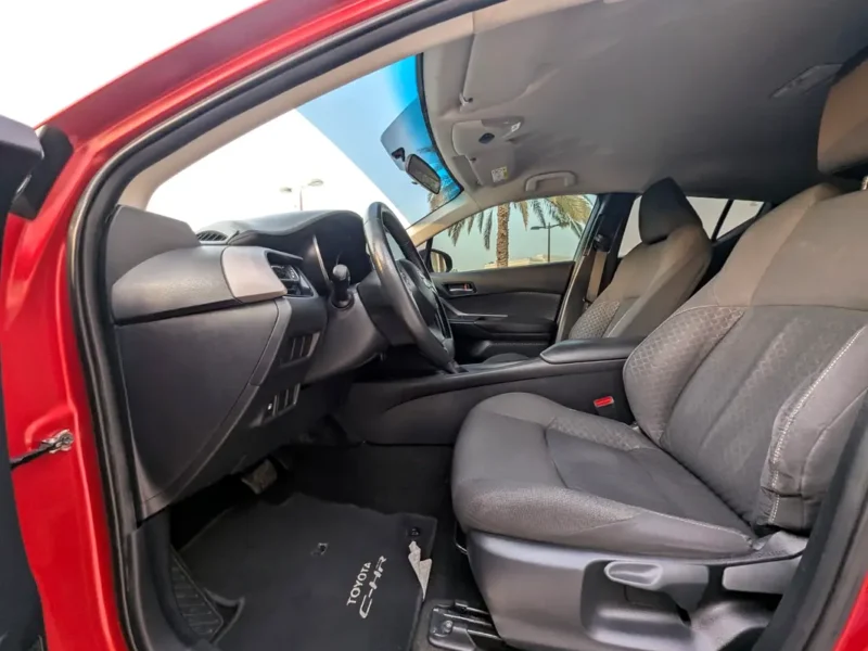 2020 Toyota C-HR GX 1.8L 4-Cylinder Hybrid Engine Red Black SUV GCC Specs Excellent Condition