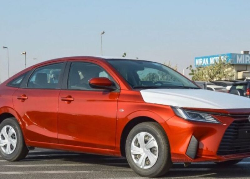 2026 TOYOTA YARIS 1.3 Litres 4 Cylinders Petrol Engine Red Beige Sedan GCC Specs FWD