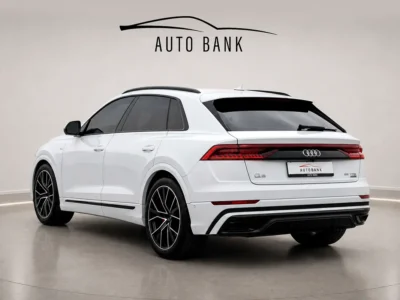 2023 Audi Q8 55 TFSI quattro S line V6 Petrol Engine White Black SUV GCC Specs Pristine Condition