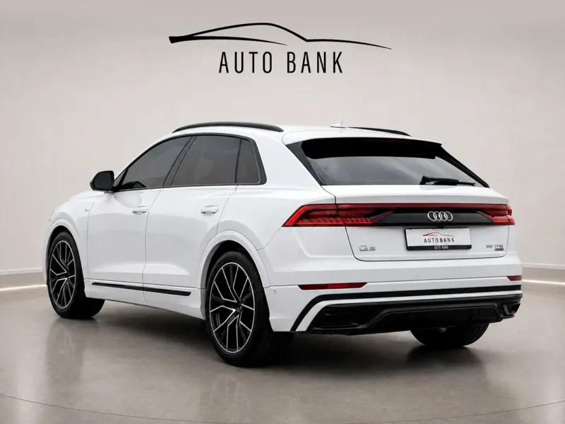 2023 Audi Q8 55 TFSI quattro S line V6 Petrol Engine White Black SUV GCC Specs Pristine Condition