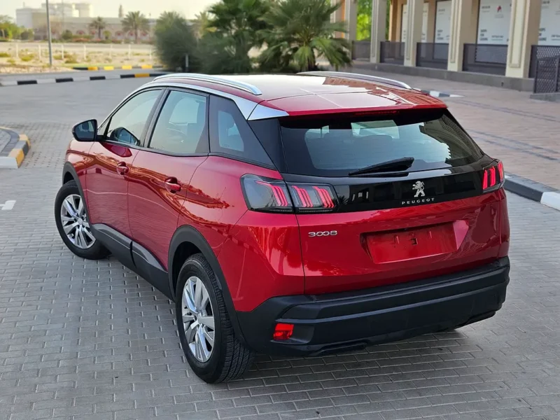 2021 Peugeot 3008 Active Plus 4 Cylinders Engine Red Grey SUV GCC Specs Premium Condition
