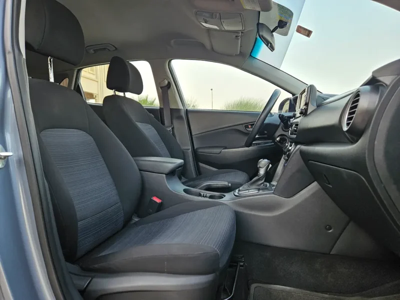 2019 Hyundai Kona SE 4 Cylinders Petrol Engine Blue Grey SUV GCC Specs Premium Condition