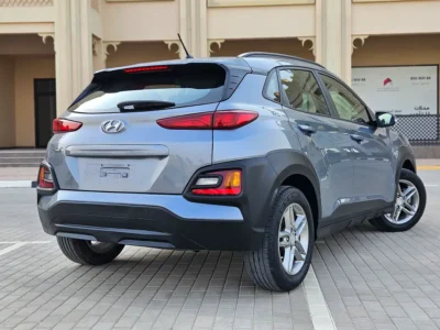 2019 Hyundai Kona SE 4 Cylinders Petrol Engine Blue Grey SUV GCC Specs Premium Condition