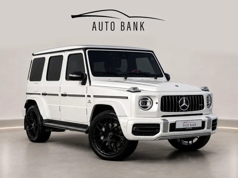 2020 Mercedes-Benz G-Class G 63 AMG 4.0 Litres V8 Biturbo Petrol Engine White Red SUV