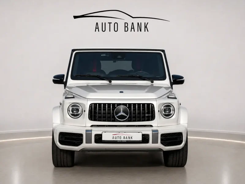 2020 Mercedes-Benz G-Class G 63 AMG 4.0 Litres V8 Biturbo Petrol Engine White Red SUV