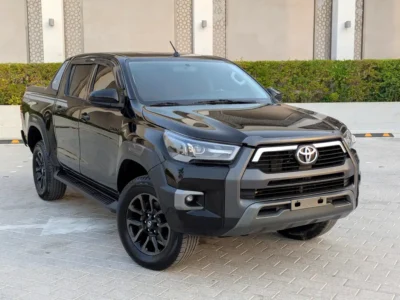 2020 Toyota Hilux Adventure Facelifted 2025 6 Cylinders Petrol Engine Black Red SUV GCC