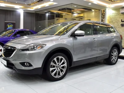 2014 Mazda CX-9 Luxury 6 Cylinders Petrol Engine Silver Beige SUV GCC Specs Automatic