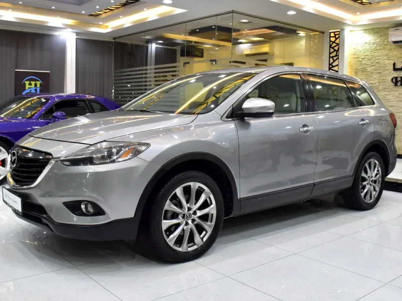 2014 Mazda CX-9 Luxury 6 Cylinders Petrol Engine Silver Beige SUV GCC Specs Automatic