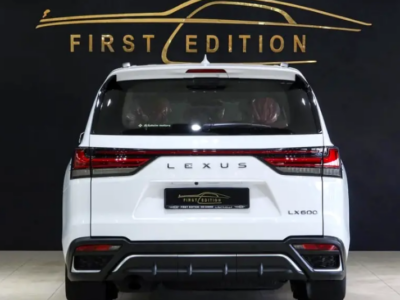 2023 Lexus LX-Series LX 600 F Sport 3.5 Litres V6 Twin-Turbo Petrol Engine White Red SUV GCCS Specs