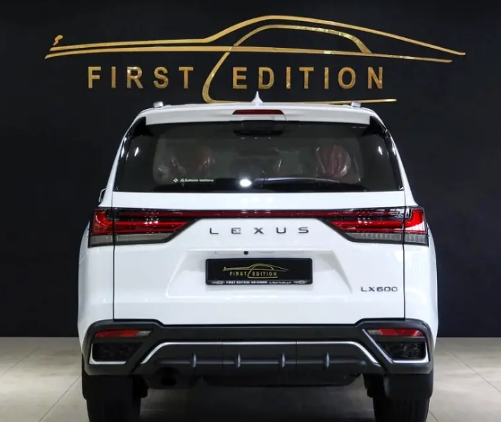 2023 Lexus LX-Series LX 600 F Sport 3.5 Litres V6 Twin-Turbo Petrol Engine White Red SUV GCCS Specs