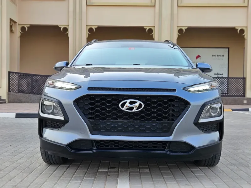2019 Hyundai Kona SE 4 Cylinders Petrol Engine Blue Grey SUV GCC Specs Premium Condition
