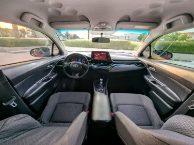 2020 Toyota C-HR GX 1.8L 4-Cylinder Hybrid Engine Red Black SUV GCC Specs Excellent Condition
