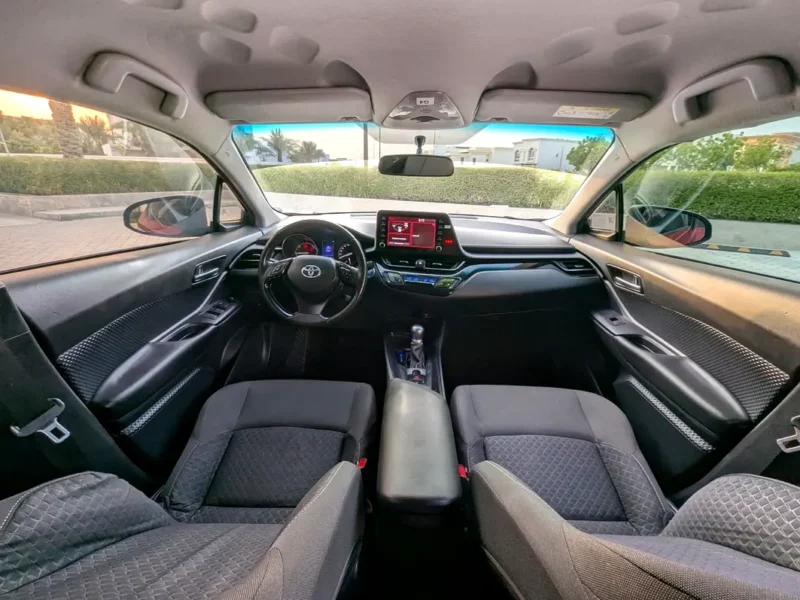 2020 Toyota C-HR GX 1.8L 4-Cylinder Hybrid Engine Red Black SUV GCC Specs Excellent Condition