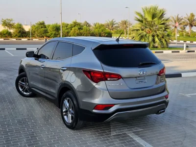 2018 Hyundai Santa Fe Comfort 4 Cylinders Petrol Engine Grey SUV Clean Inside Out US Specs