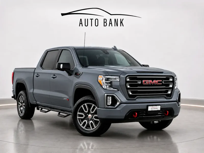 2021 GMC Sierra 1500 AT4 8 Cylinders Petrol Engine Grey Black Pickup Truck GCC Specs