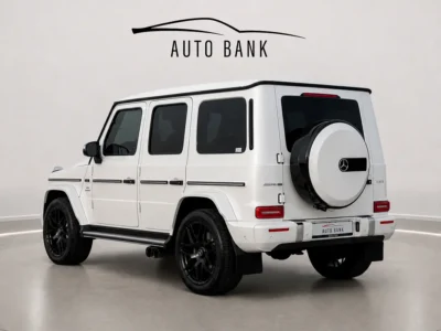 2020 Mercedes-Benz G-Class G 63 AMG 4.0 Litres V8 Biturbo Petrol Engine White Red SUV