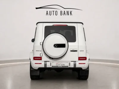 2020 Mercedes-Benz G-Class G 63 AMG 4.0 Litres V8 Biturbo Petrol Engine White Red SUV