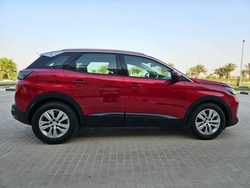 2021 Peugeot 3008 Active Plus 4 Cylinders Engine Red Grey SUV GCC Specs Premium Condition