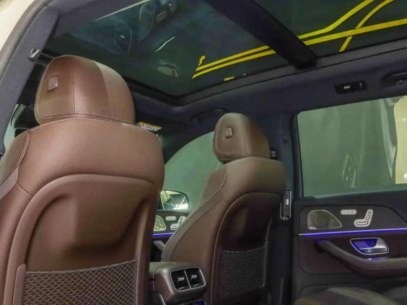 2023 Mercedes-Benz GLS 450 4MATIC 3.0 Litres Inline-6 turbo Petrol Engine White Tan SUV GCC Specs
