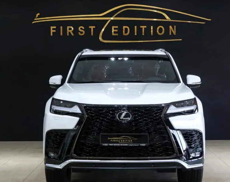 2023 Lexus LX-Series LX 600 F Sport 3.5 Litres V6 Twin-Turbo Petrol Engine White Red SUV GCCS Specs