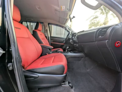 2020 Toyota Hilux Adventure Facelifted 2025 6 Cylinders Petrol Engine Black Red SUV GCC