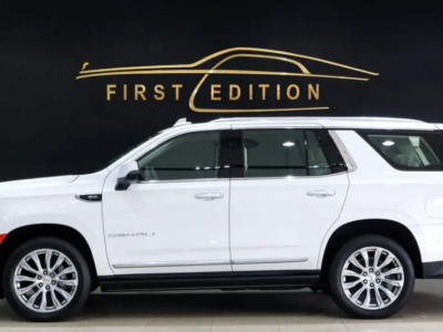 2023 GMC Yukon Denali 6.2 Litres V8 Petrol Engine White Beige SUV GCC Specs Automatic