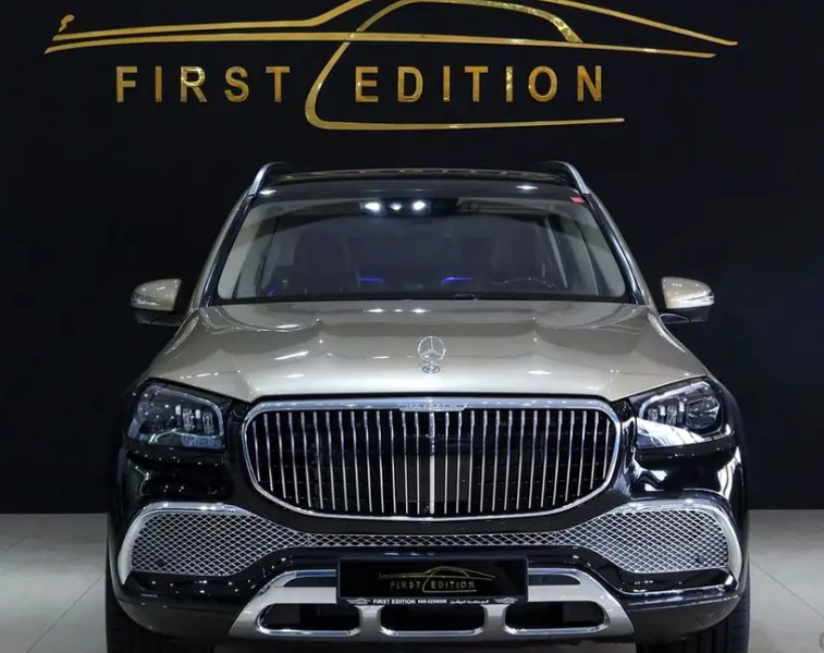 2023 Mercedes-Maybach GLS 600 4Matic 4.0L V8 Biturbo Black Red SUV GCC Specs Pristine Condition