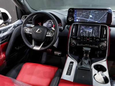 2023 Lexus LX-Series LX 600 F Sport 3.5 Litres V6 Twin-Turbo Petrol Engine White Red SUV GCCS Specs