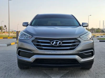 2018 Hyundai Santa Fe Comfort 4 Cylinders Petrol Engine Grey SUV Clean Inside Out US Specs