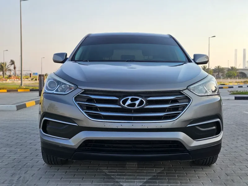 2018 Hyundai Santa Fe Comfort 4 Cylinders Petrol Engine Grey SUV Clean Inside Out US Specs