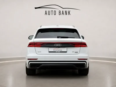 2023 Audi Q8 55 TFSI quattro S line V6 Petrol Engine White Black SUV GCC Specs Pristine Condition