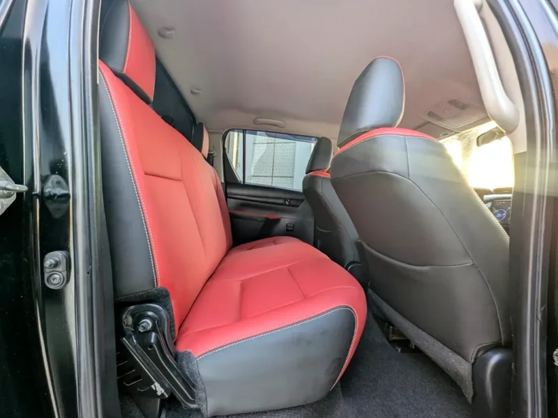 2020 Toyota Hilux Adventure Facelifted 2025 6 Cylinders Petrol Engine Black Red SUV GCC