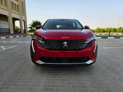 2021 Peugeot 3008 Active Plus 4 Cylinders Engine Red Grey SUV GCC Specs Premium Condition