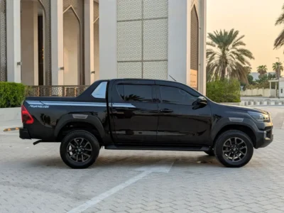 2020 Toyota Hilux Adventure Facelifted 2025 6 Cylinders Petrol Engine Black Red SUV GCC
