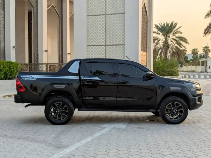 2020 Toyota Hilux Adventure Facelifted 2025 6 Cylinders Petrol Engine Black Red SUV GCC
