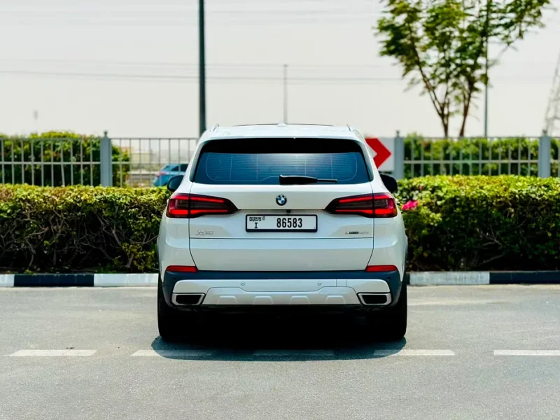 2022 BMW X5 sDrive40i 3.0 Litres 6 Cylinders Petrol Engine White Tan SUV GCC Specs Automatic