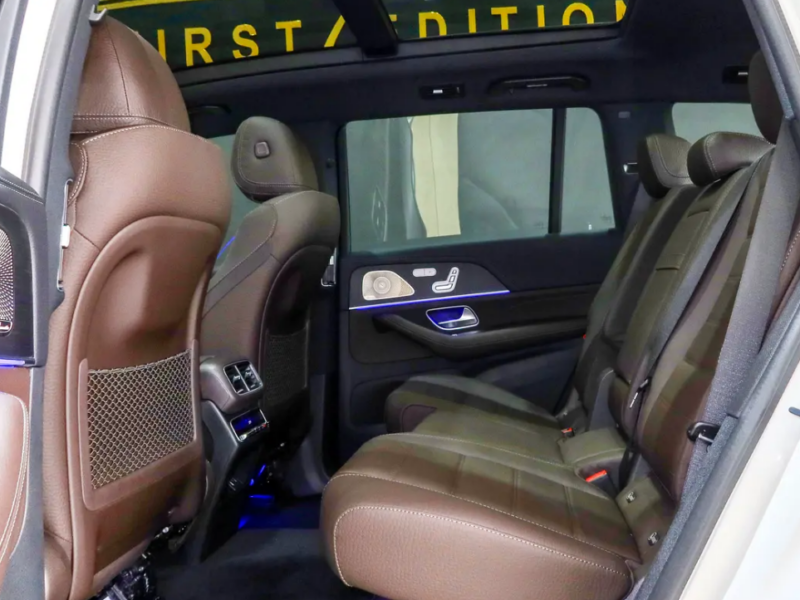 2023 Mercedes-Benz GLS 450 4MATIC 3.0 Litres Inline-6 turbo Petrol Engine White Tan SUV GCC Specs