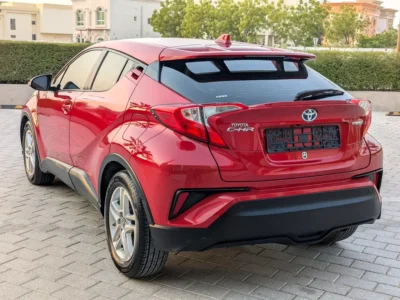 2020 Toyota C-HR GX 1.8L 4-Cylinder Hybrid Engine Red Black SUV GCC Specs Excellent Condition