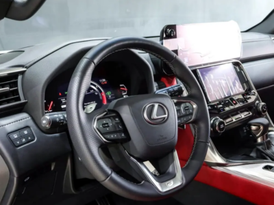 2023 Lexus LX-Series LX 600 F Sport 3.5 Litres V6 Twin-Turbo Petrol Engine White Red SUV GCCS Specs