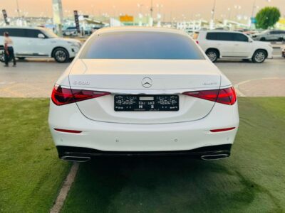 2026 Mercedes Benz S 500 4MATIC L HIGH 3.0L V6 Hybrid Engine White Orange Sedan GCC Specs