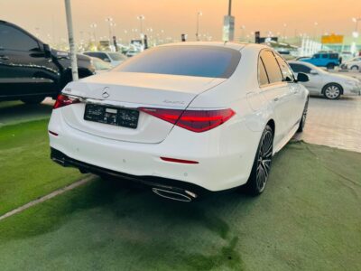 2026 Mercedes Benz S 500 4MATIC L HIGH 3.0L V6 Hybrid Engine White Orange Sedan GCC Specs