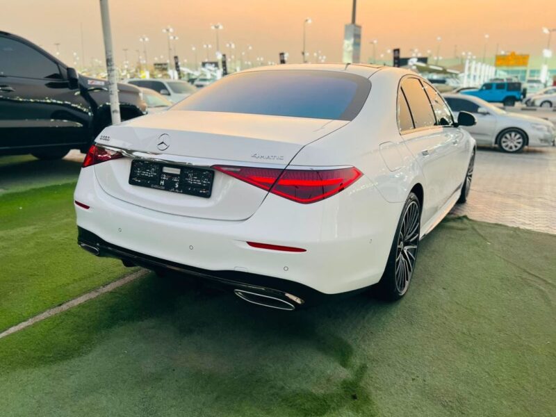 2026 Mercedes Benz S 500 4MATIC L HIGH 3.0L V6 Hybrid Engine White Orange Sedan GCC Specs