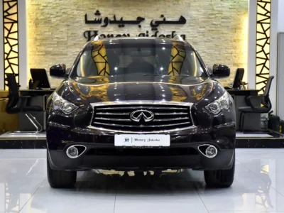 2016 Infiniti QX70 Luxury 6 Cylinders Petrol Engine Brown SUV GCC Specs Automatic
