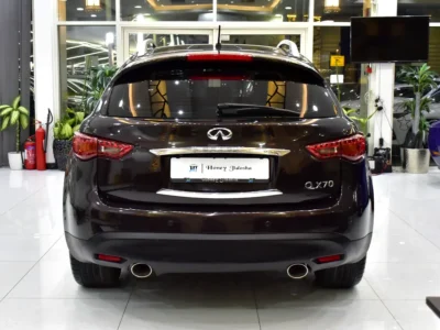 2016 Infiniti QX70 Luxury 6 Cylinders Petrol Engine Brown SUV GCC Specs Automatic