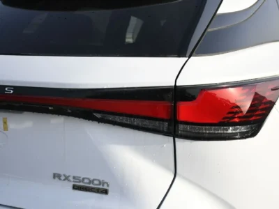 2026 Lexus RX500h F SPORT PERFORMANCE 2.5L 4 Cylinders Hybrid Engine White Red SUV