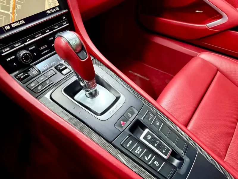 2014 Porsche 911 Turbo S (Carrera) 6 Cylinders Petrol Engine Blue Red Coupe GCC Specs