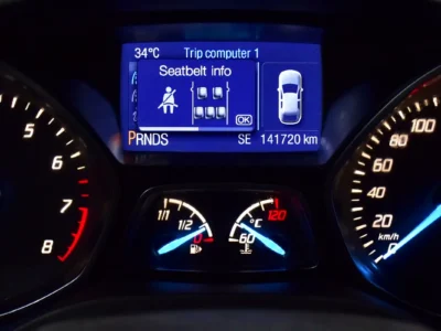 2016 Ford Escape S 4 Cylinders Petrol Engine Red Black Crossover GCC Specs Automatic