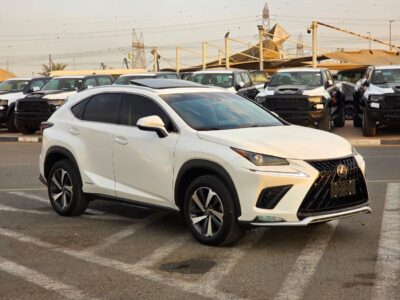 2019 Lexus NX300 Platinum 2.0 Litres 4 Cylinders Petrol Engine White Black SUV American Specs