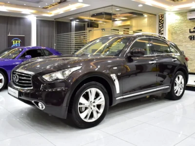 2016 Infiniti QX70 Luxury 6 Cylinders Petrol Engine Brown SUV GCC Specs Automatic