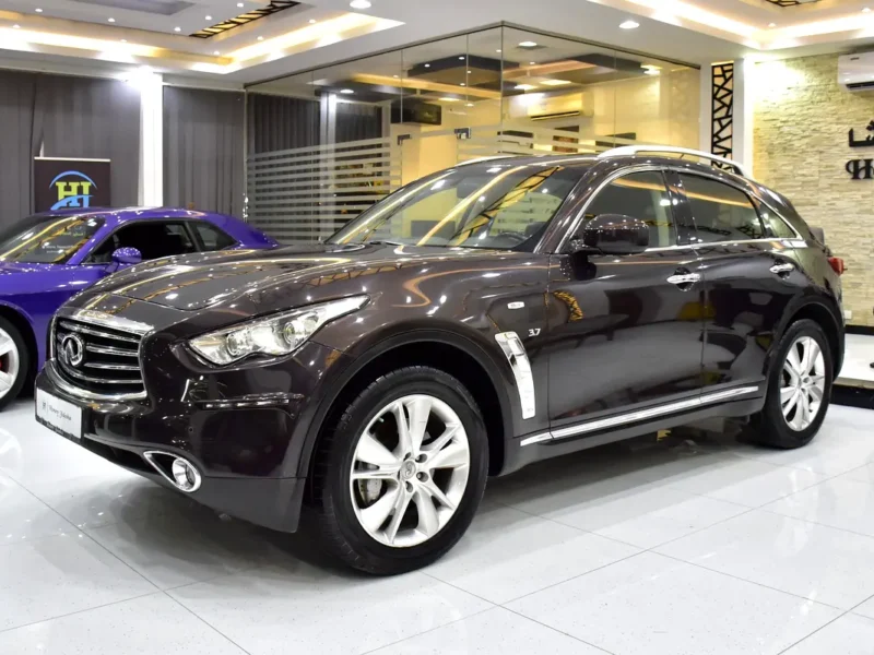 2016 Infiniti QX70 Luxury 6 Cylinders Petrol Engine Brown SUV GCC Specs Automatic